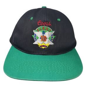 Coors First & 10 Snapback Hat Multicolor One Size Adjustable Embroidered KC